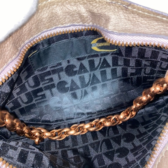 JUST CAVALLI Leather Clutch - Picture 2 of 6